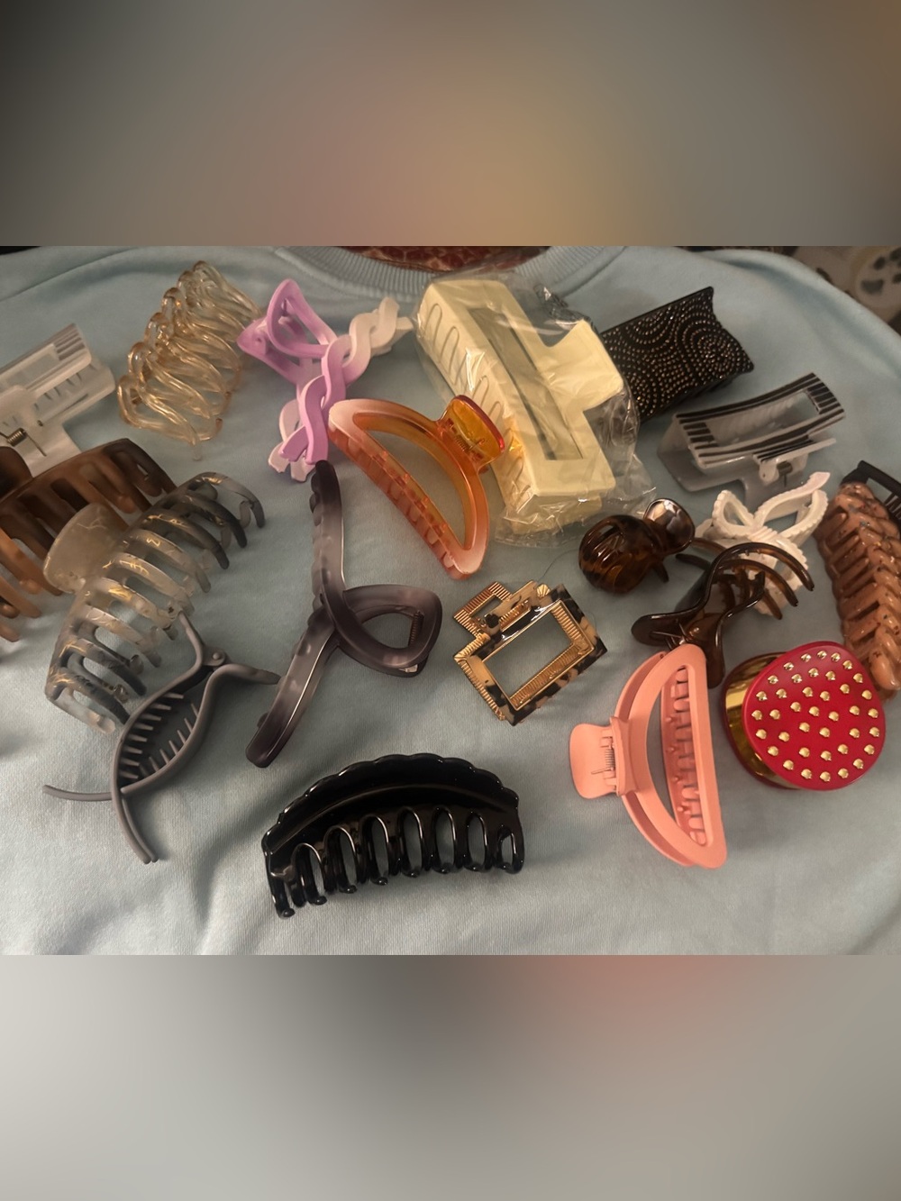 Assorted Women's Hair Claw Clips - Multicolor Set